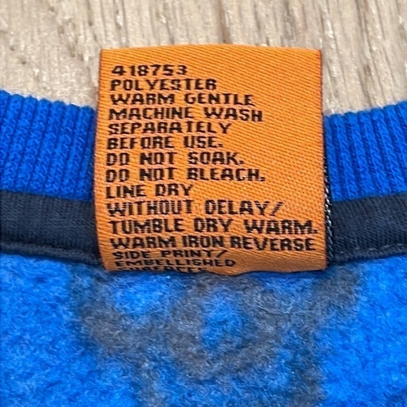 TILT Kid’s Fleece With Skulls Size 1 - Picture 4 of 4